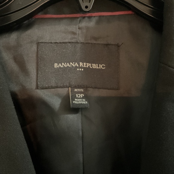 Banana Republic Blazer, Women’s 12P, Black - Picture 2 of 5